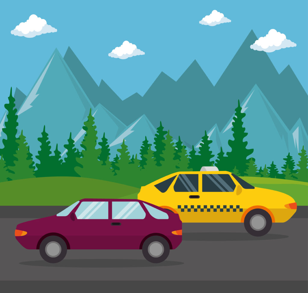 Advanced drivers taxi transport public icon