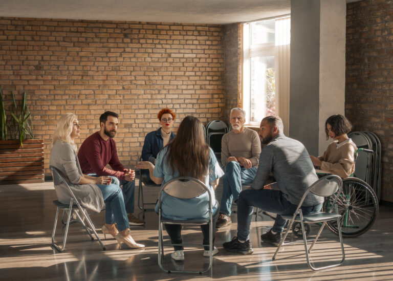 psychological therapy support group meeting